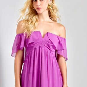 Vestido longo dueto das flores