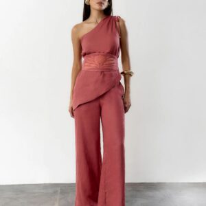 Conjunto em Linho com Cinto