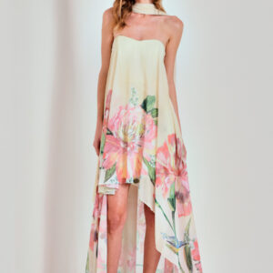 Vestido AssimÉtrico PÉtalas De EmoÇÕes