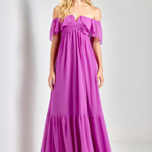 Vestido longo dueto das flores