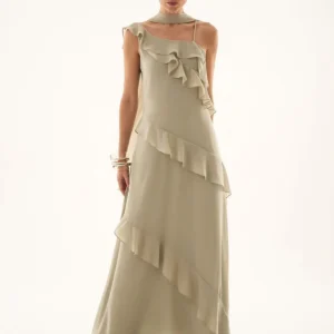 Vestido Babados Lara Loft 747