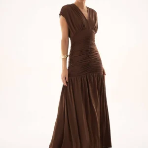 Vestido Drapeado Maite Loft 747