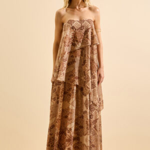 Vestido Longo Essencia das Flores Averara