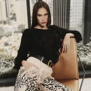 Camisa Babados Celine Loft 747