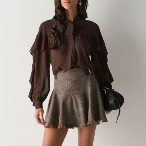 Camisa com Babados Loft 747