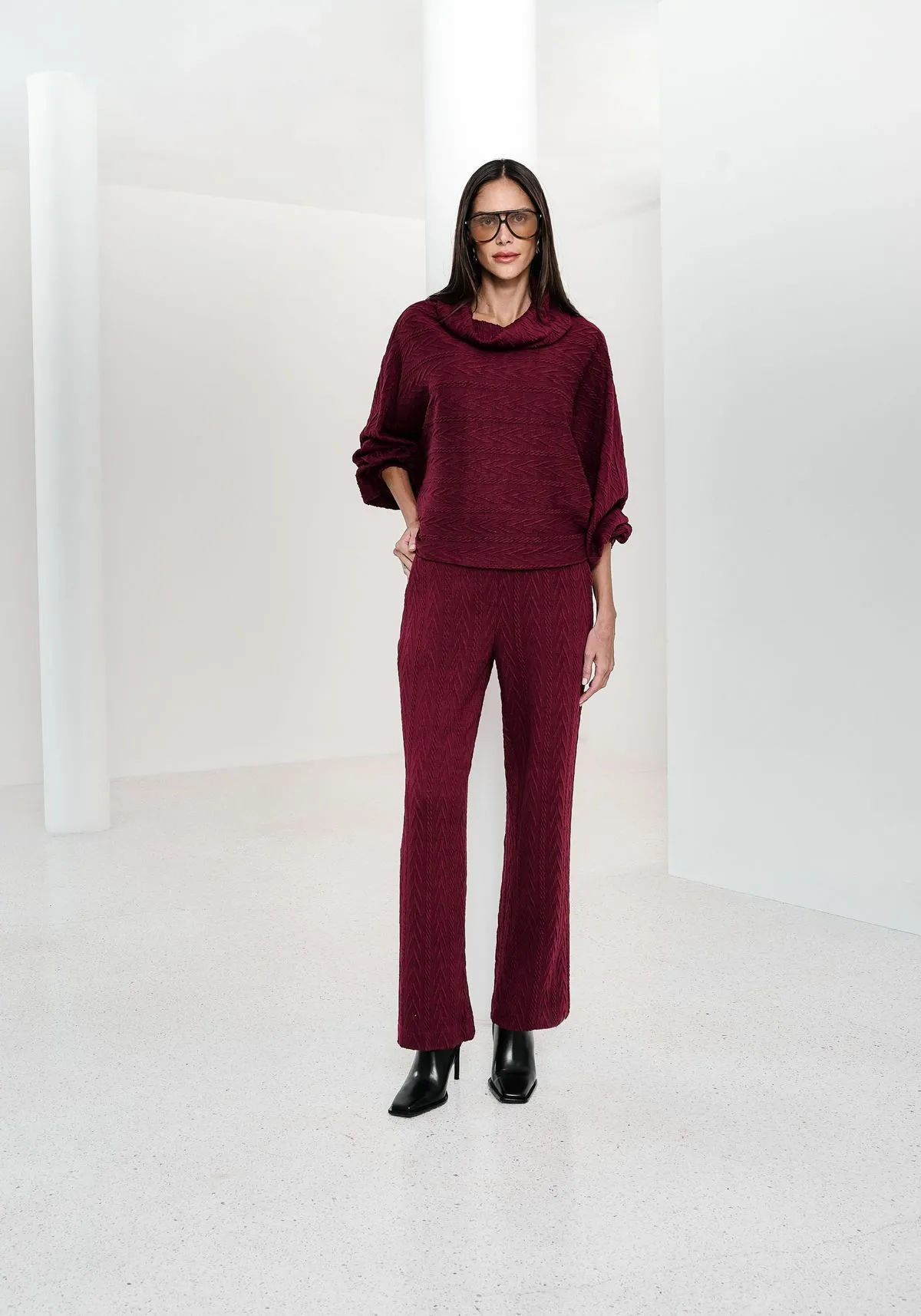 Calça em trico Helena Loft 747